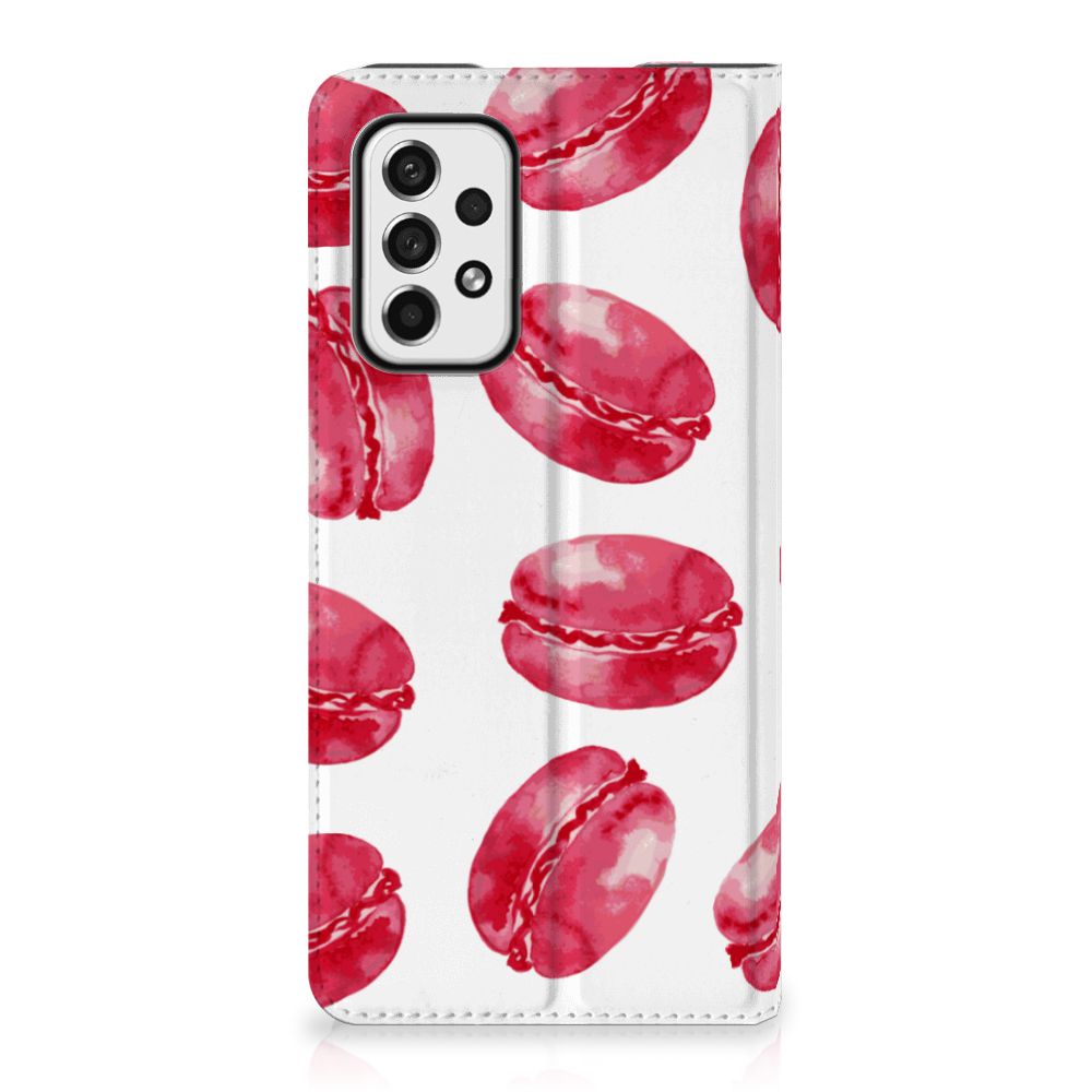 Samsung Galaxy A73 Flip Style Cover Pink Macarons - B2C Telecom