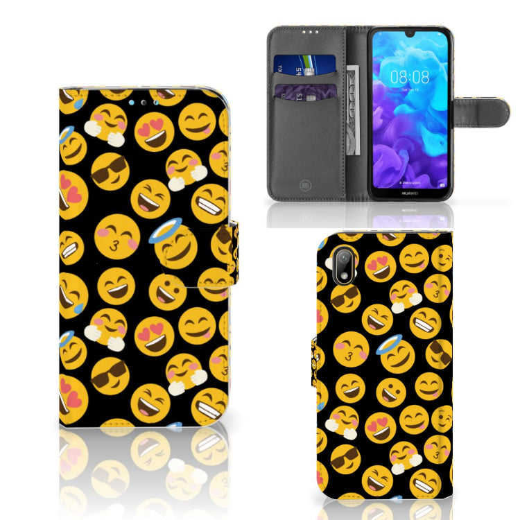 Huawei Y5 (2019) Telefoon Hoesje Emoji