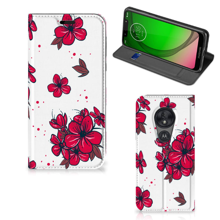 Motorola Moto G7 Play Smart Cover Blossom Red