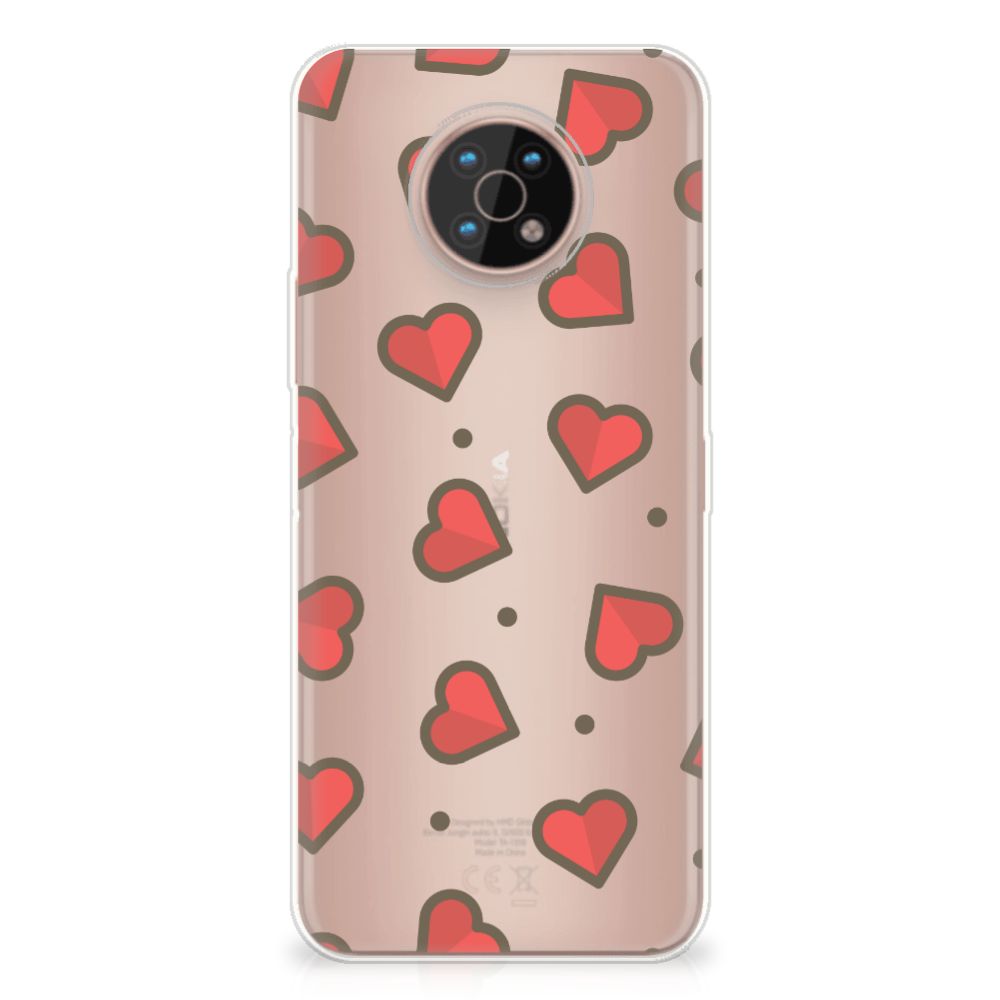 Nokia G50 TPU bumper Hearts