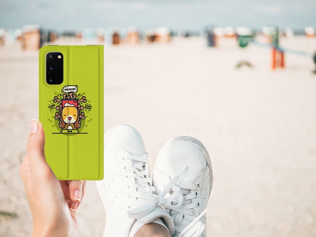 Samsung Galaxy S20 Magnet Case Doggy Biscuit