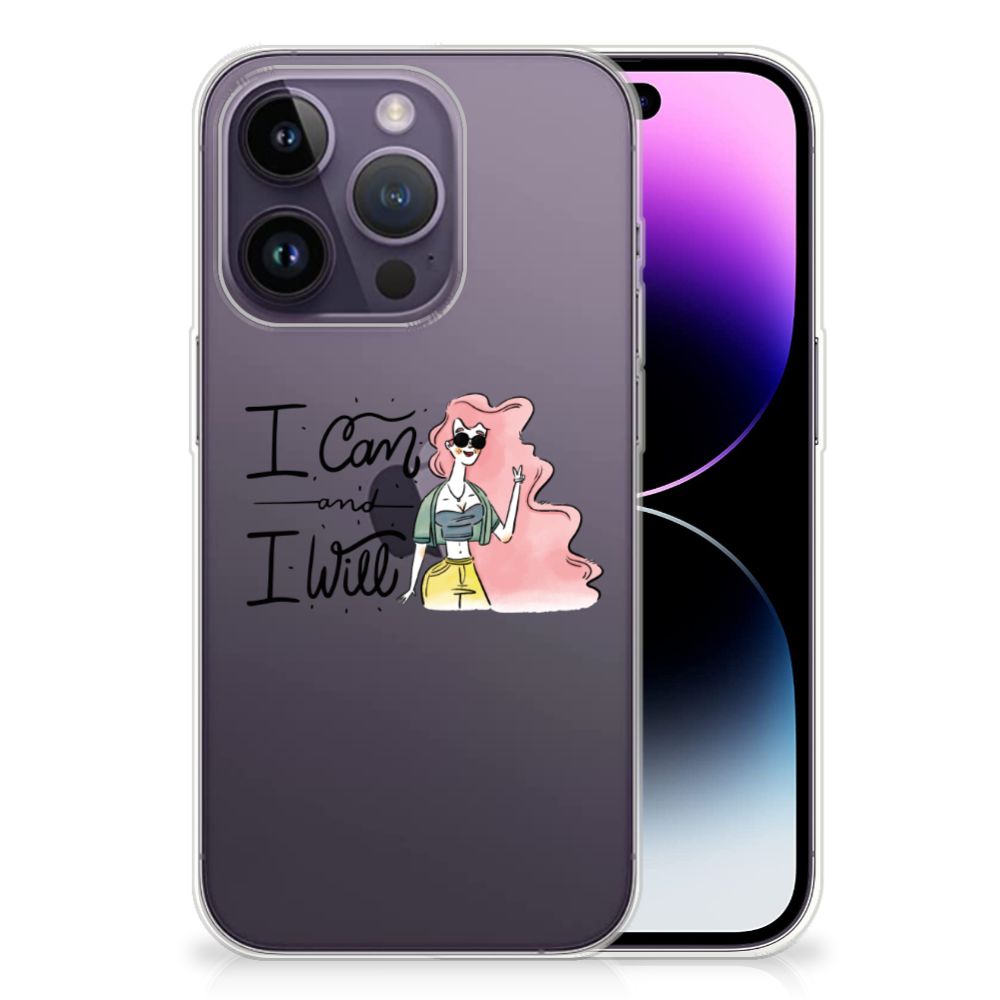 Apple iPhone 14 Pro Telefoonhoesje met Naam i Can