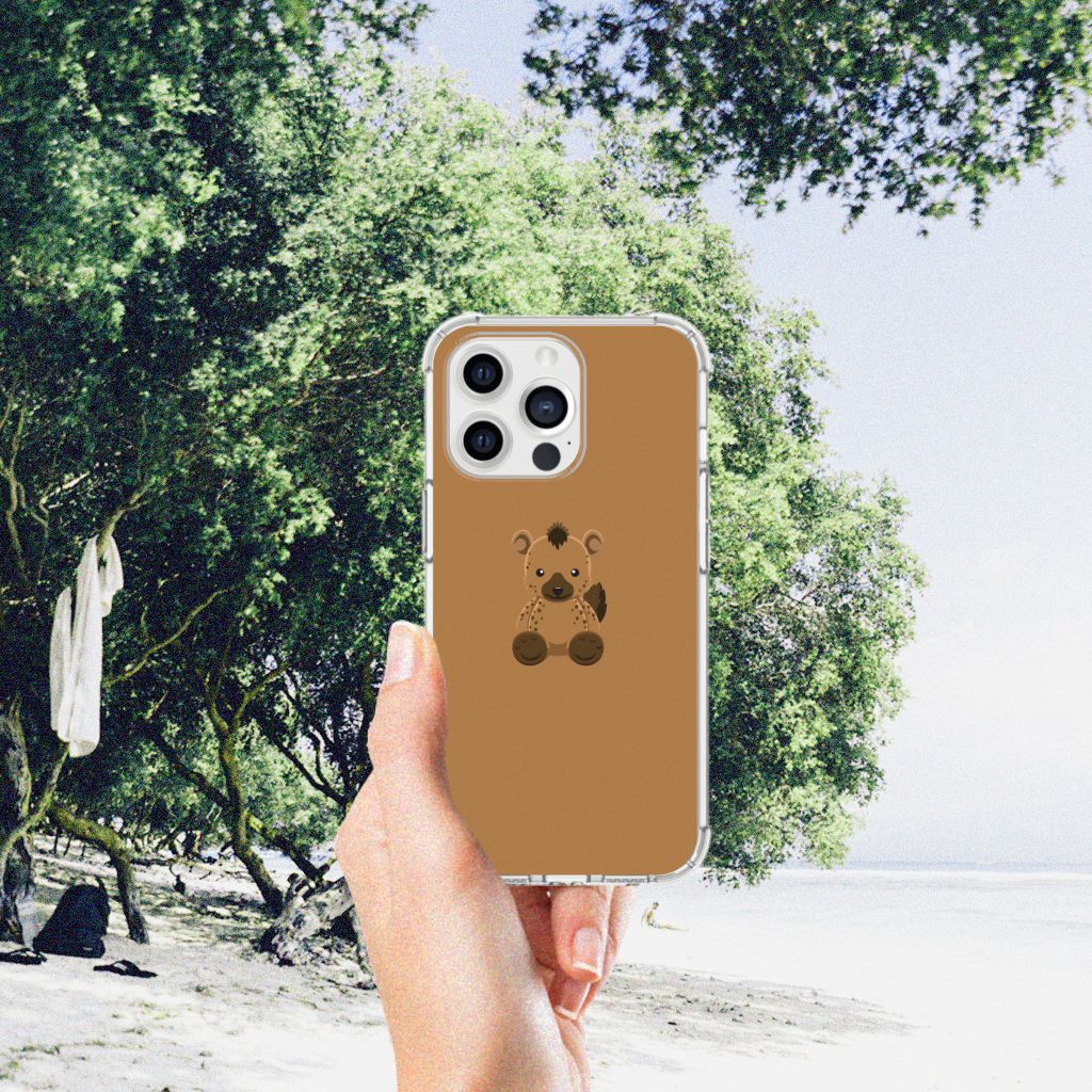 iPhone 13 Pro Max Stevig Bumper Hoesje Baby Hyena - B2C Telecom