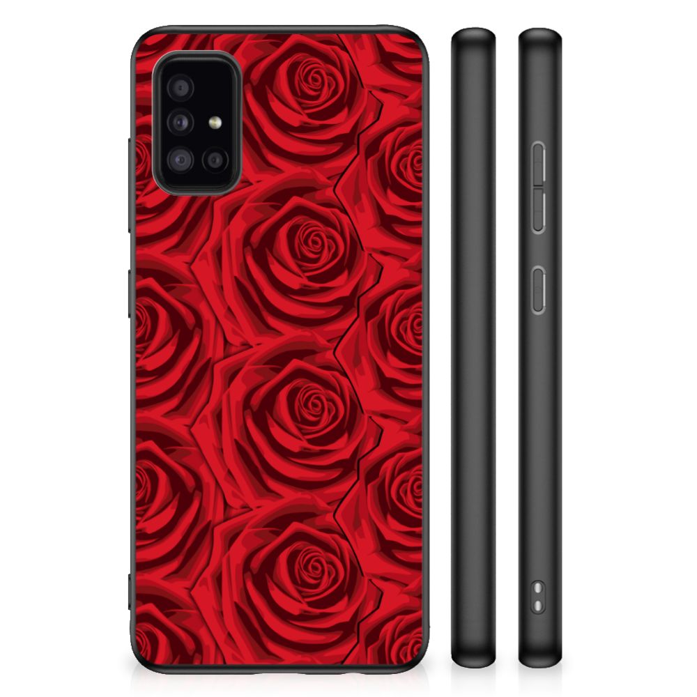 Samsung Galaxy A51 Skin Case Red Roses