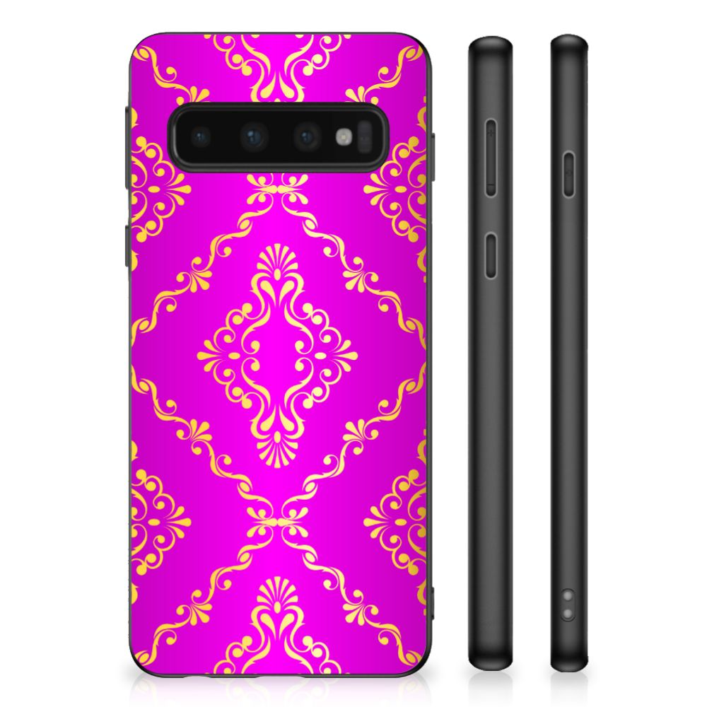 Hoesje TPU Samsung Galaxy S10 Barok Roze B2C Telecom