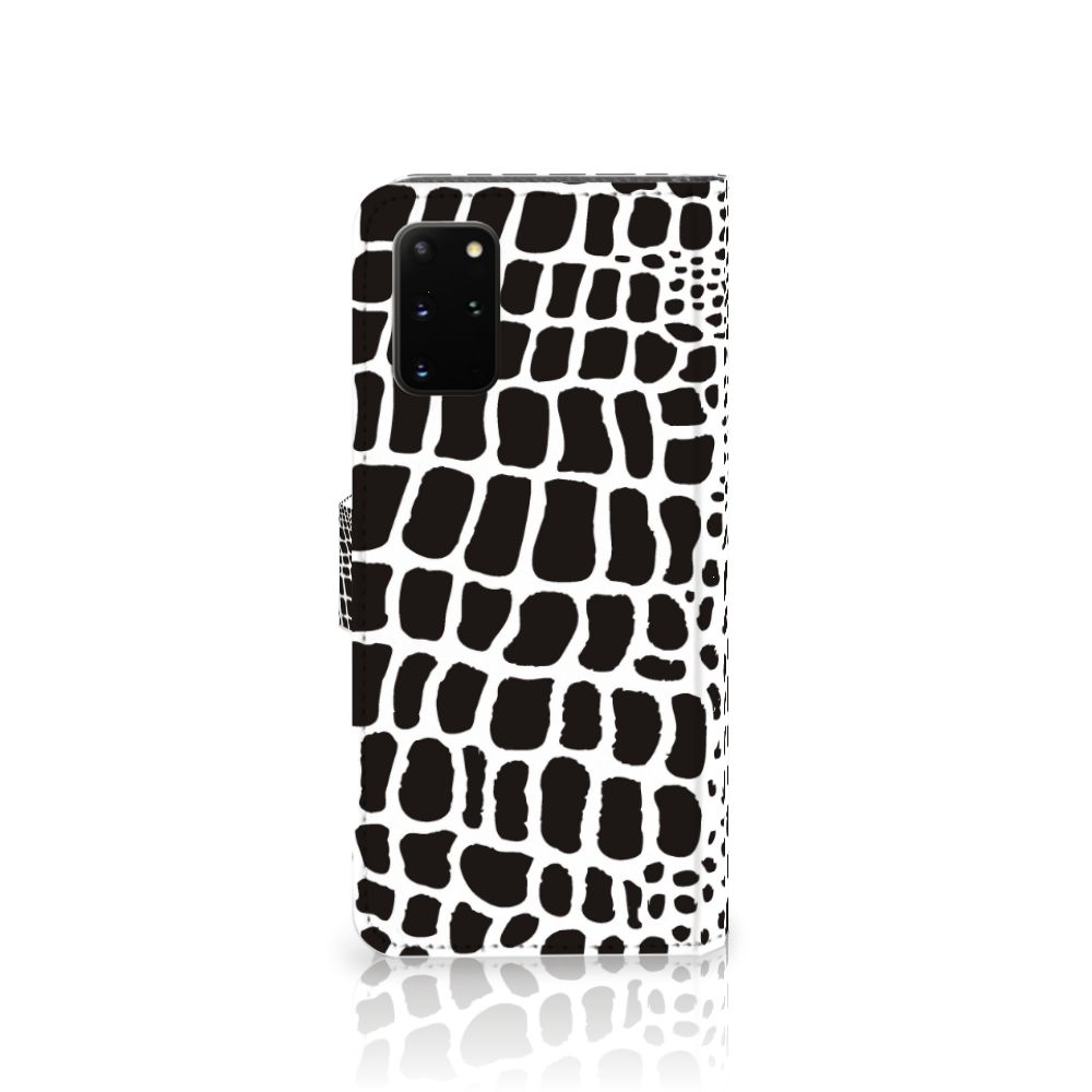 Samsung Galaxy S20 Plus Telefoonhoesje met Pasjes Slangenprint