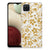 Samsung Galaxy A12 TPU Case Gouden Bloemen