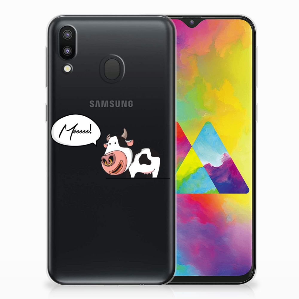 Samsung Galaxy M20 (Power) Telefoonhoesje met Naam Cow
