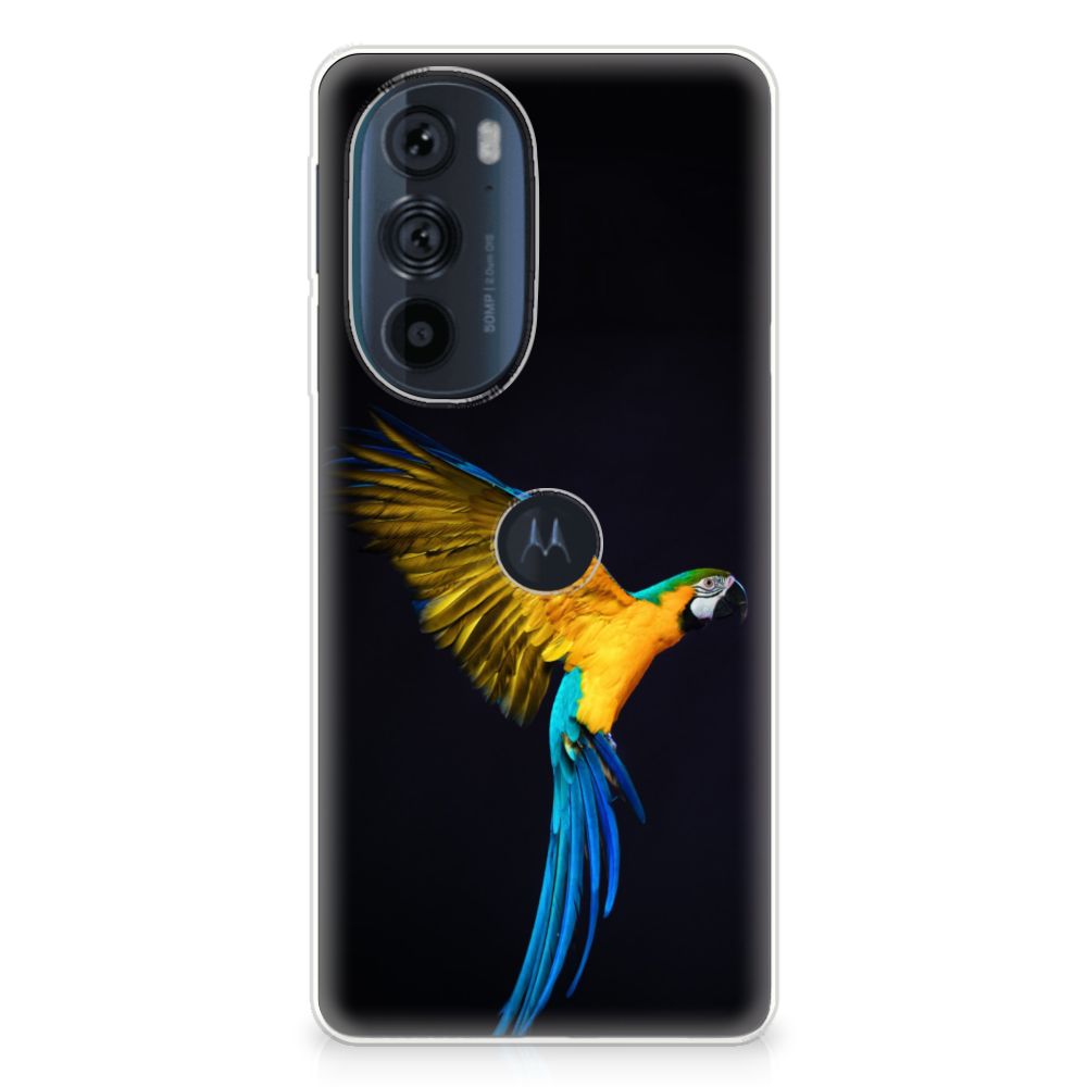 Motorola Edge 30 Pro TPU Hoesje Papegaai B2C Telecom