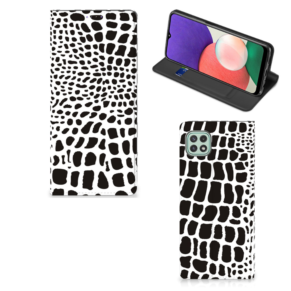 Samsung Galaxy A22 5G Hoesje maken Slangenprint - B2C Telecom