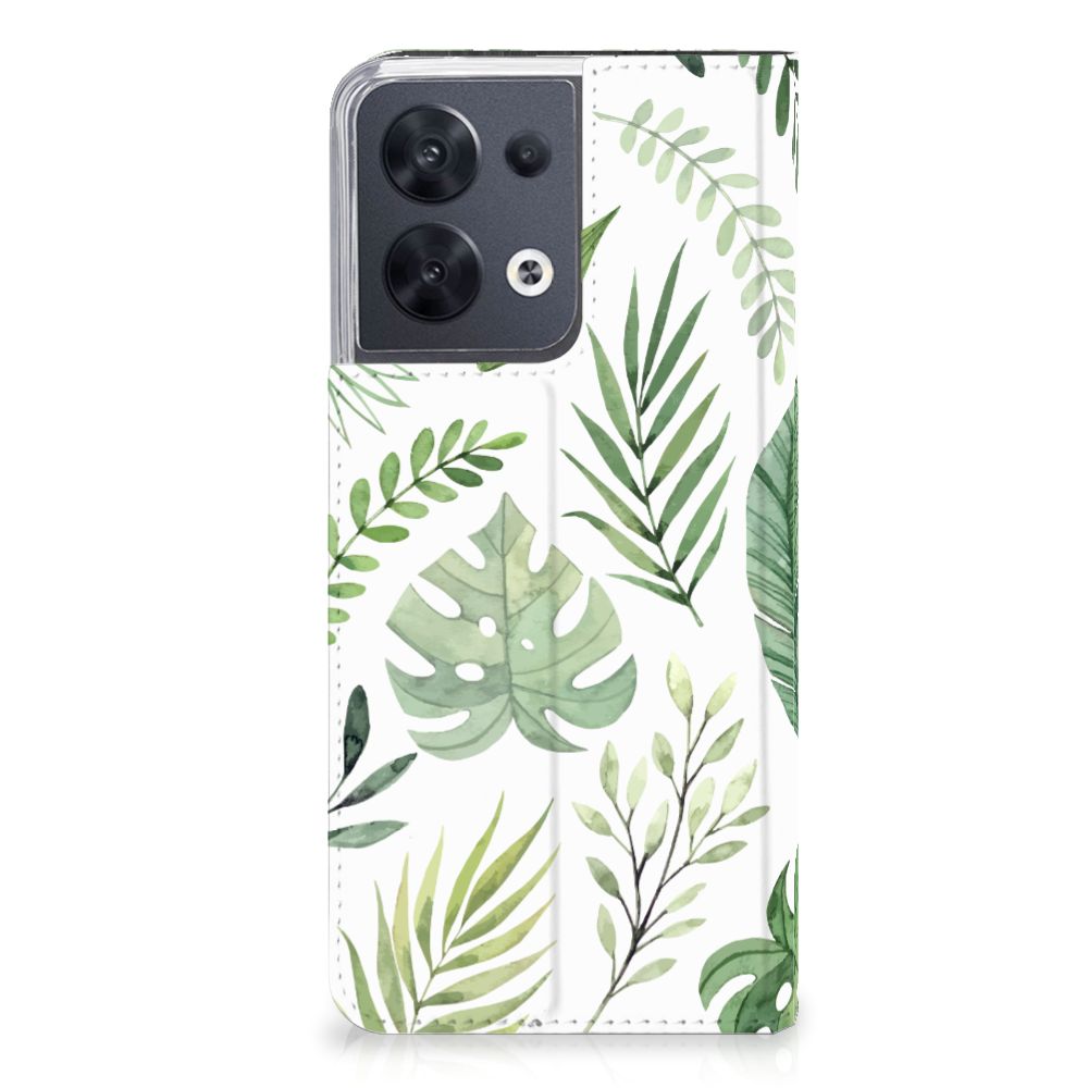 OPPO Reno8 Smart Cover Leaves - B2C Telecom
