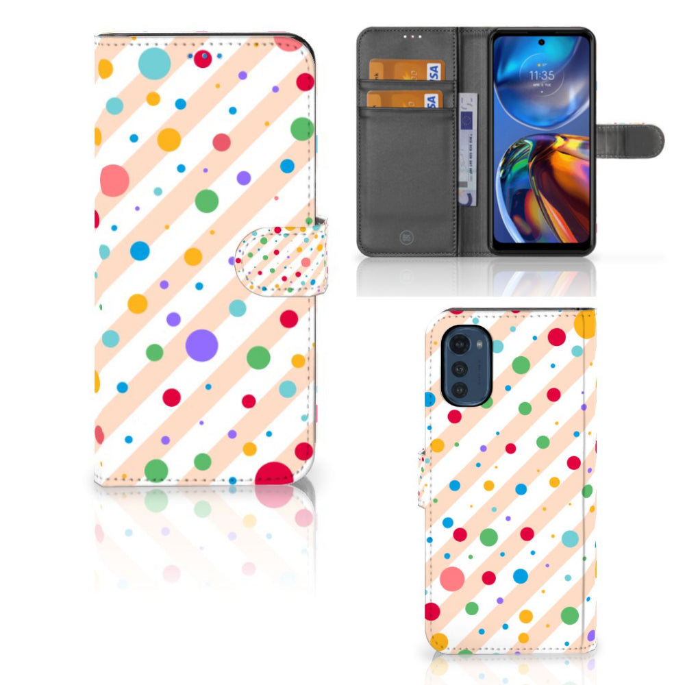 Motorola Moto E32 | Moto E32s Telefoon Hoesje Dots