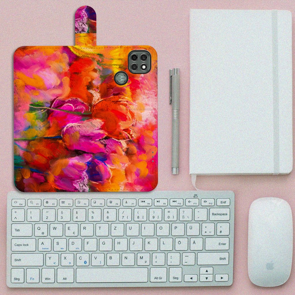 Hoesje Motorola Moto G9 Power Tulips