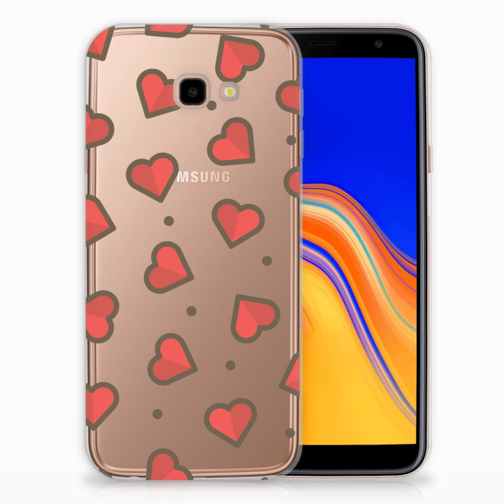 Samsung Galaxy J4 Plus (2018) TPU bumper Hearts
