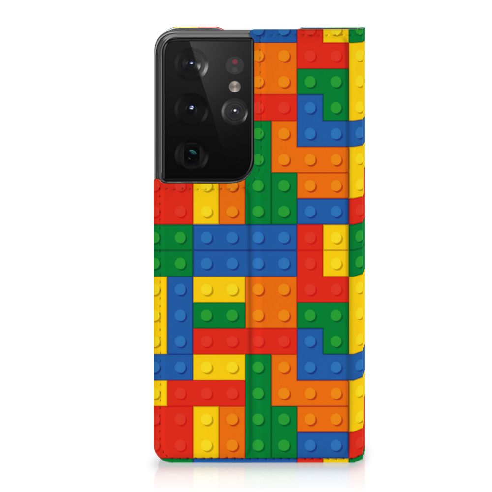 Samsung Galaxy S21 Ultra Hoesje met Magneet Blokken - B2C Telecom