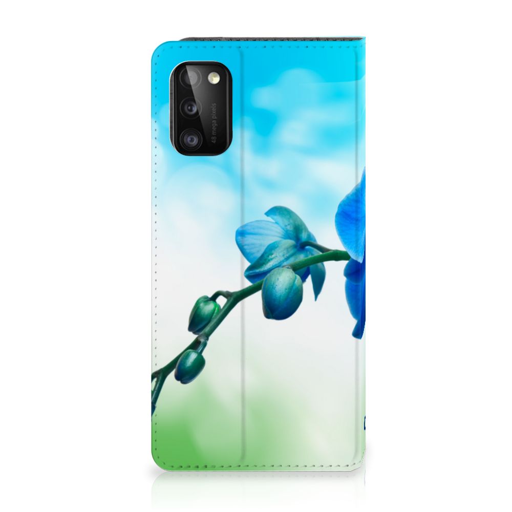 Samsung Galaxy A41 Smart Cover Orchidee Blauw - Cadeau voor je Moeder - B2C Telecom