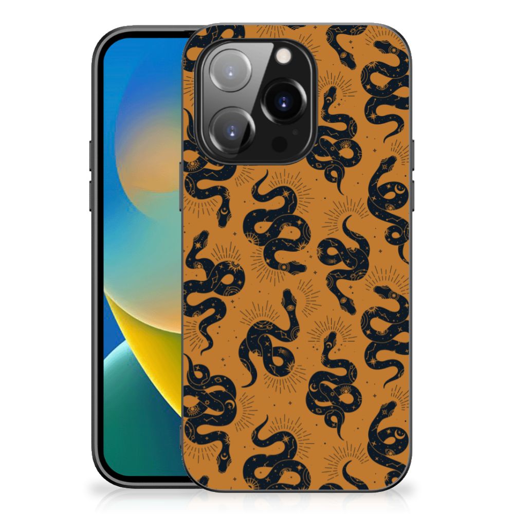 Dierenprint Telefoonhoesje voor iPhone 14 Pro Snakes B2C Telecom