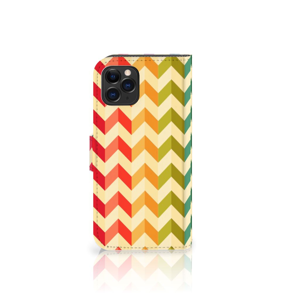 Apple iPhone 11 Pro Telefoon Hoesje Zigzag Multi Color