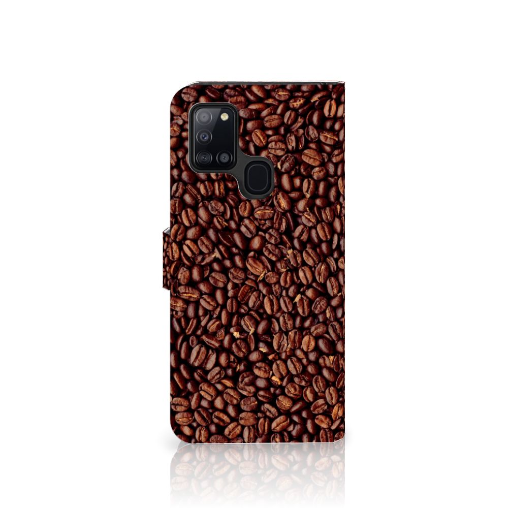 Samsung Galaxy A21s Book Cover Koffiebonen