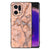 OPPO Find X5 Marmeren Print Telefoonhoesje Marmer Oranje B2C Telecom