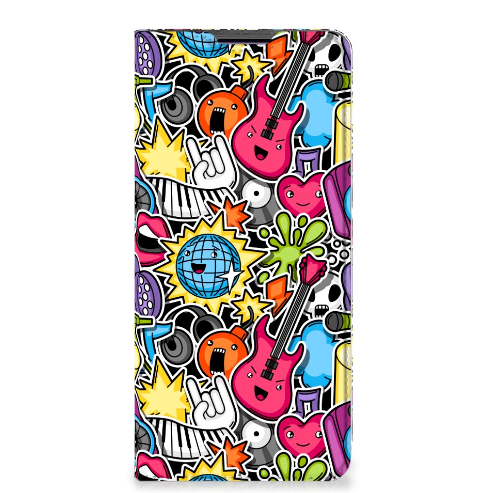 Motorola Edge 30 Pro Hippe Standcase Punk Rock