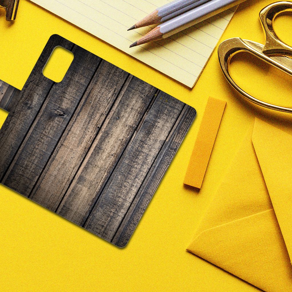 Samsung Galaxy A02s | M02s Book Style Case Steigerhout