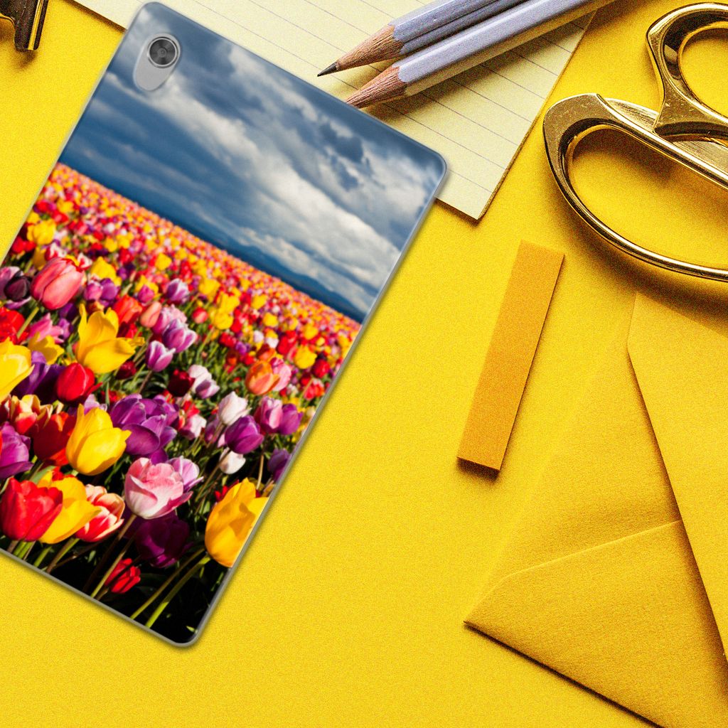 Lenovo Tab M10 HD (2de generatie) Siliconen Hoesje Tulpen - B2C Telecom
