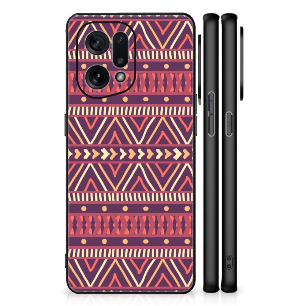 OPPO Find X5 Back Case Aztec Paars B2C Telecom