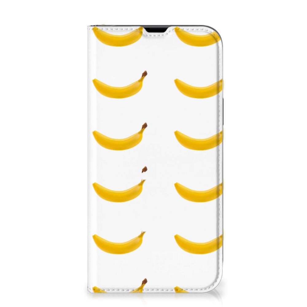 iPhone 13 Pro Max Flip Style Cover Banana met vrolijke bananenprint 🍌 voor extra kracht en energie