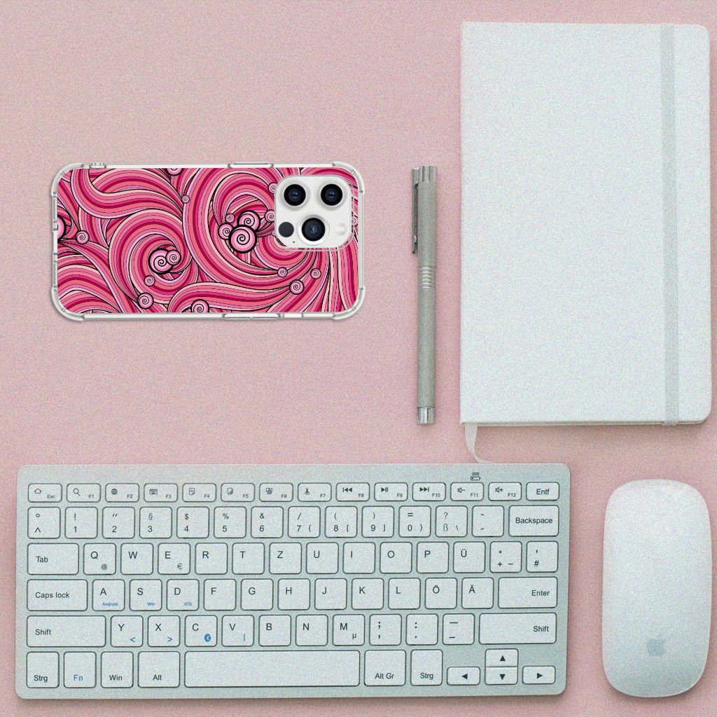 iPhone 13 Pro Max Back Cover Swirl Pink - B2C Telecom