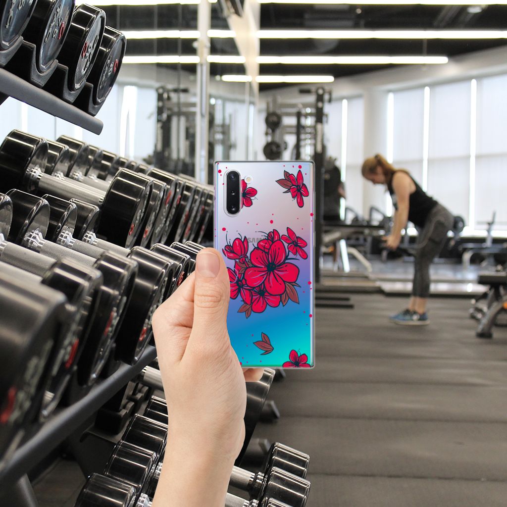Samsung Galaxy Note 10 TPU Case Blossom Red