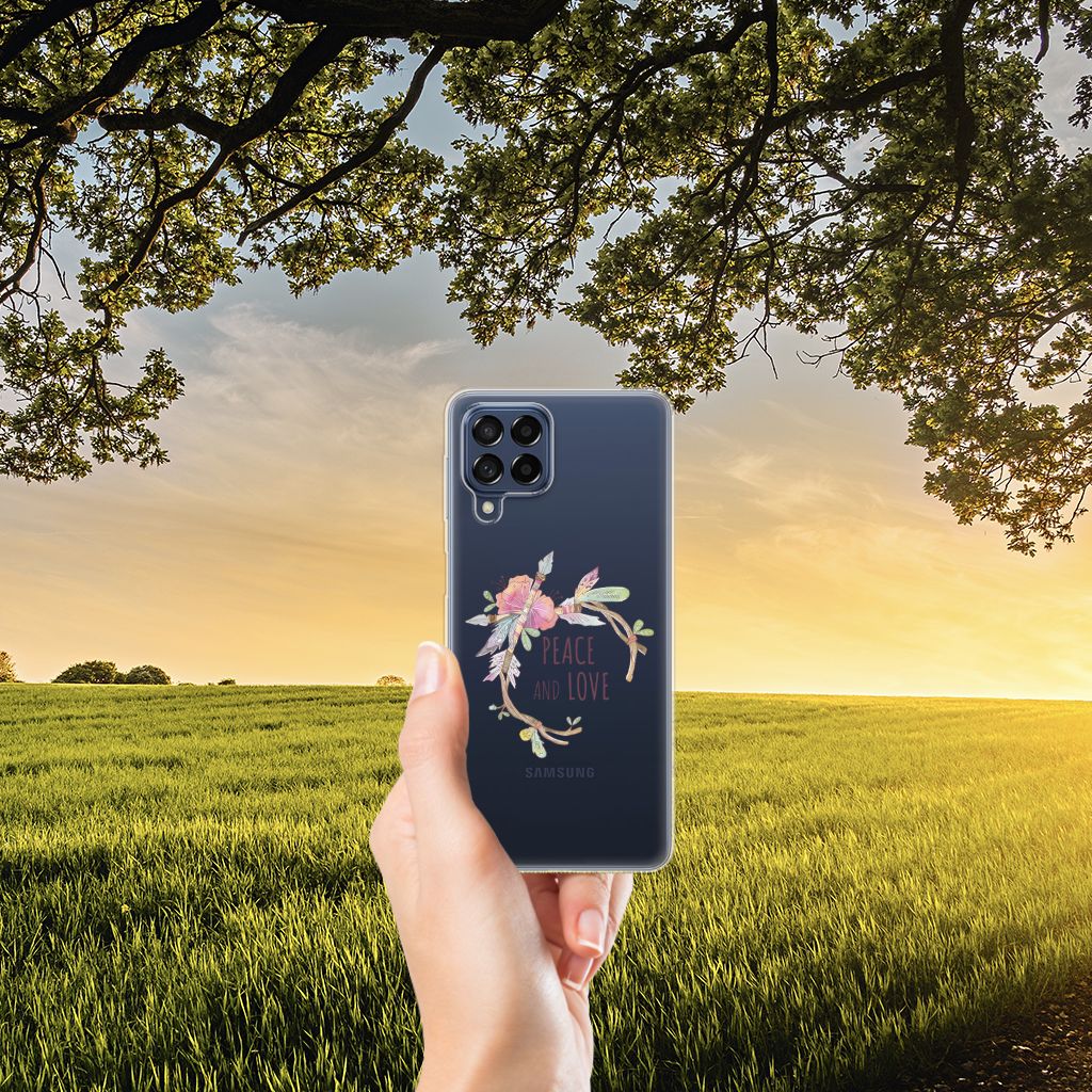 Samsung Galaxy M53 Telefoonhoesje met Naam Boho Text