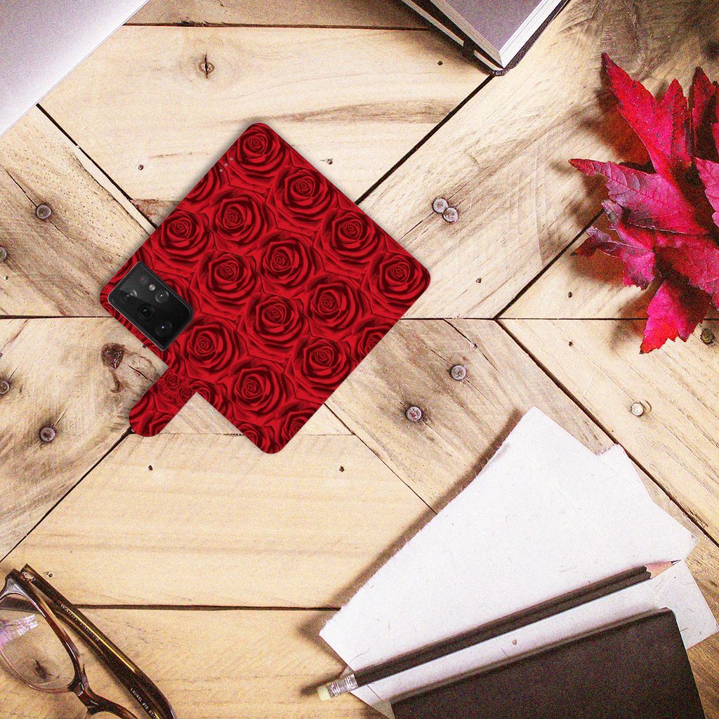 Samsung Galaxy S21 Ultra Hoesje Red Roses