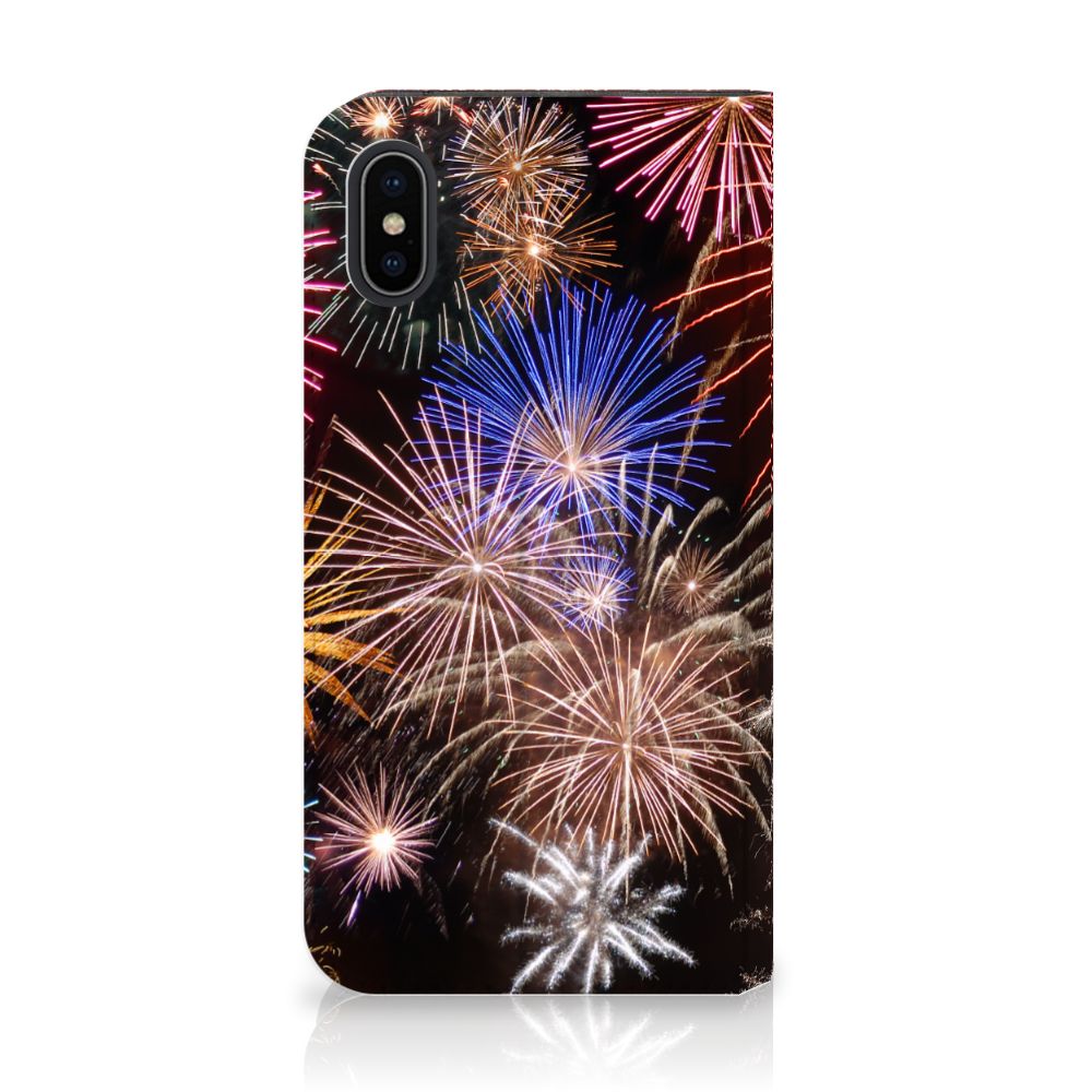 Apple iPhone X | Xs Hippe Standcase Vuurwerk