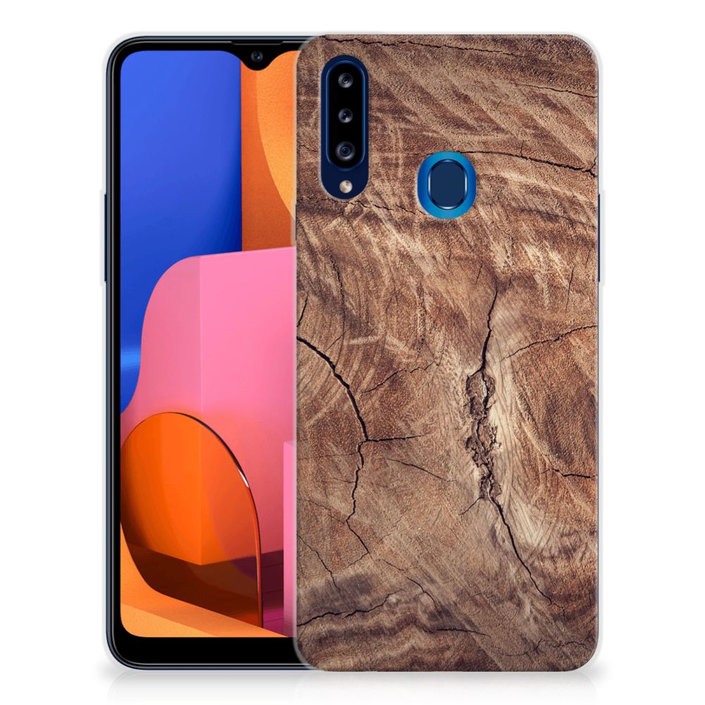 Samsung Galaxy A20s Bumper Hoesje Tree Trunk