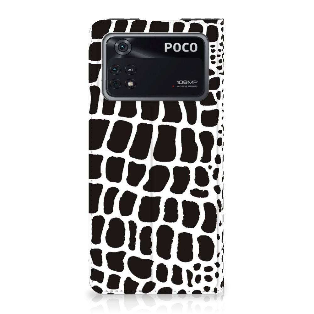 Poco X4 Pro 5G Hoesje maken Slangenprint - B2C Telecom