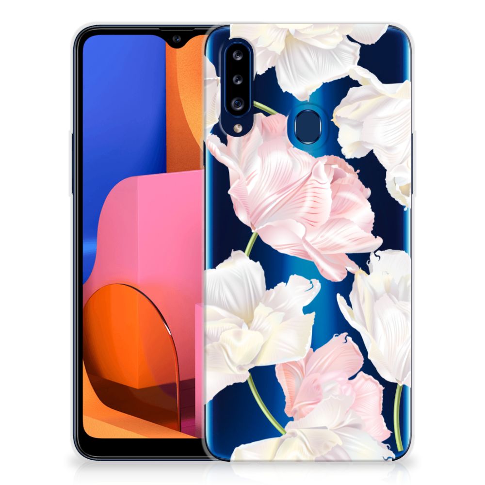 Samsung Galaxy A20s TPU Case Lovely Flowers B2C Telecom