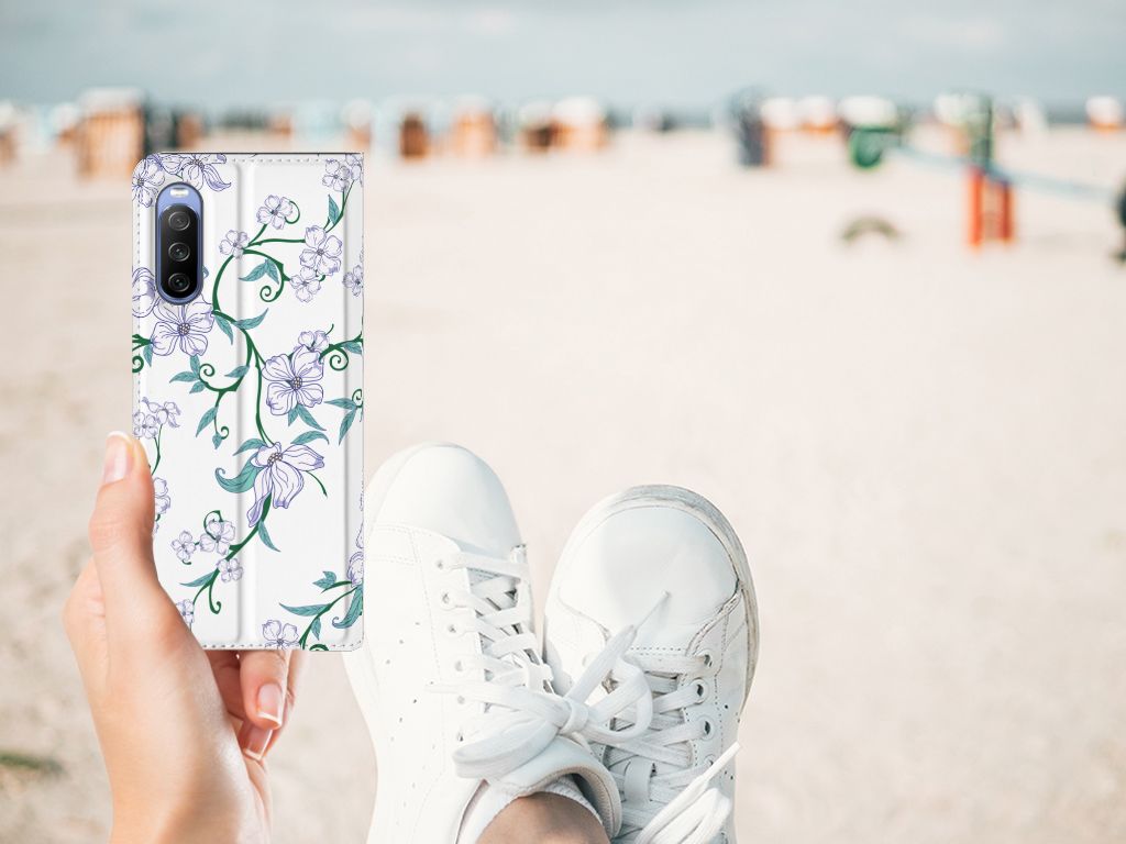 Sony Xperia 10 III Uniek Smart Cover Blossom White - B2C Telecom