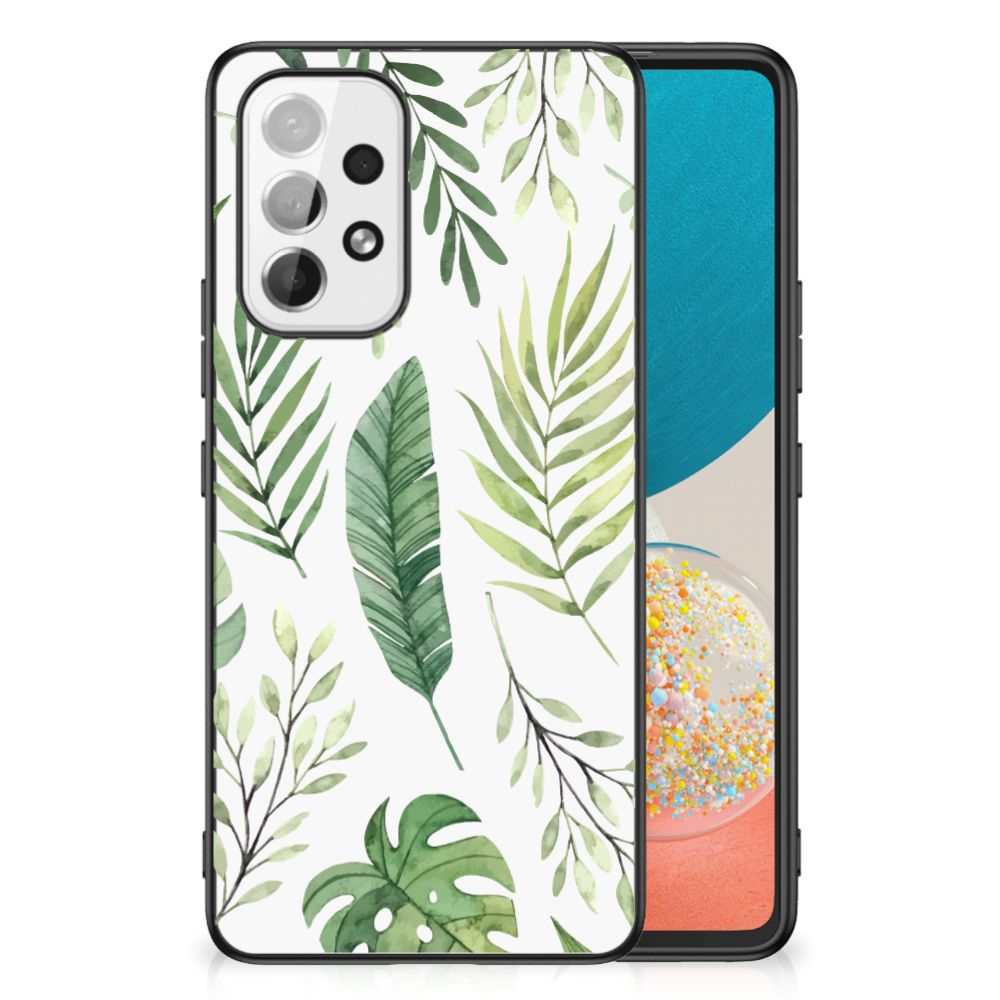 Samsung Galaxy A53 Bloemen Hoesje Leaves