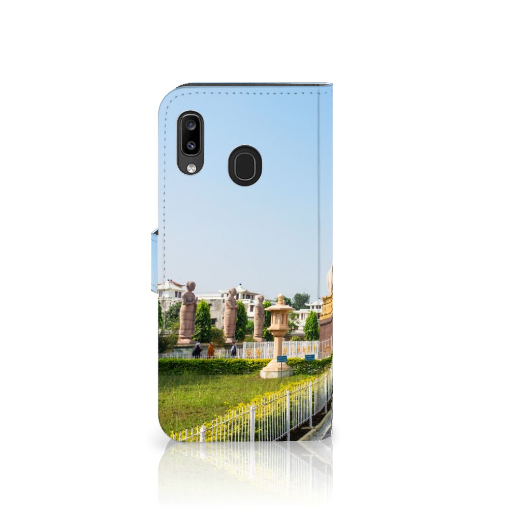 Samsung Galaxy A30 Flip Cover Boeddha