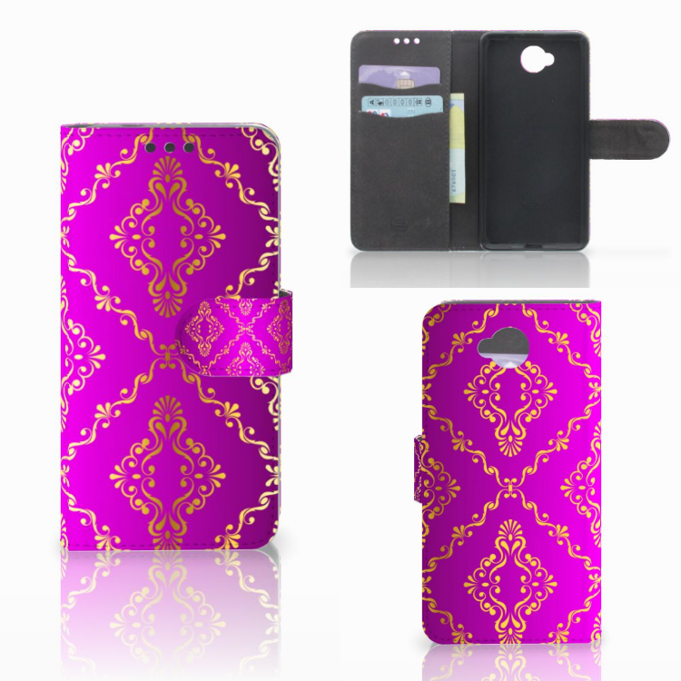 Wallet Case Microsoft Lumia 650 Barok Roze
