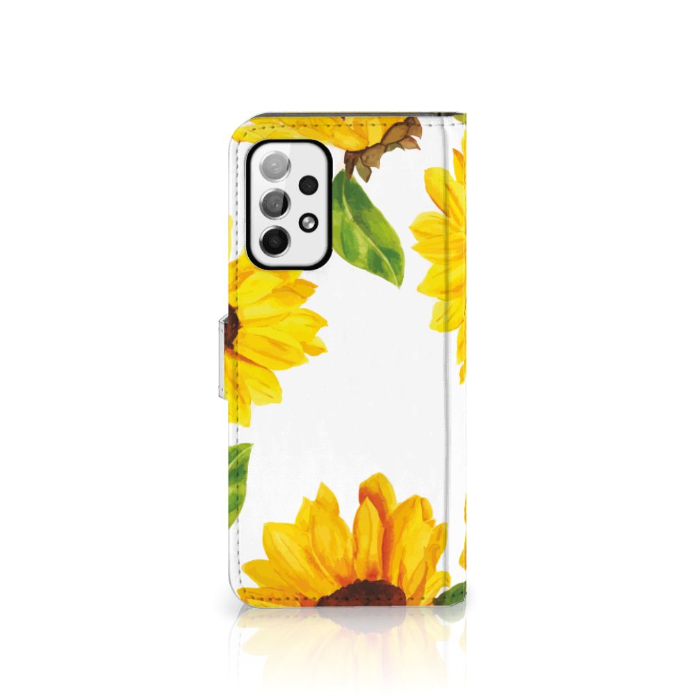 Hoesje voor Samsung Galaxy A73 5G Zonnebloemen