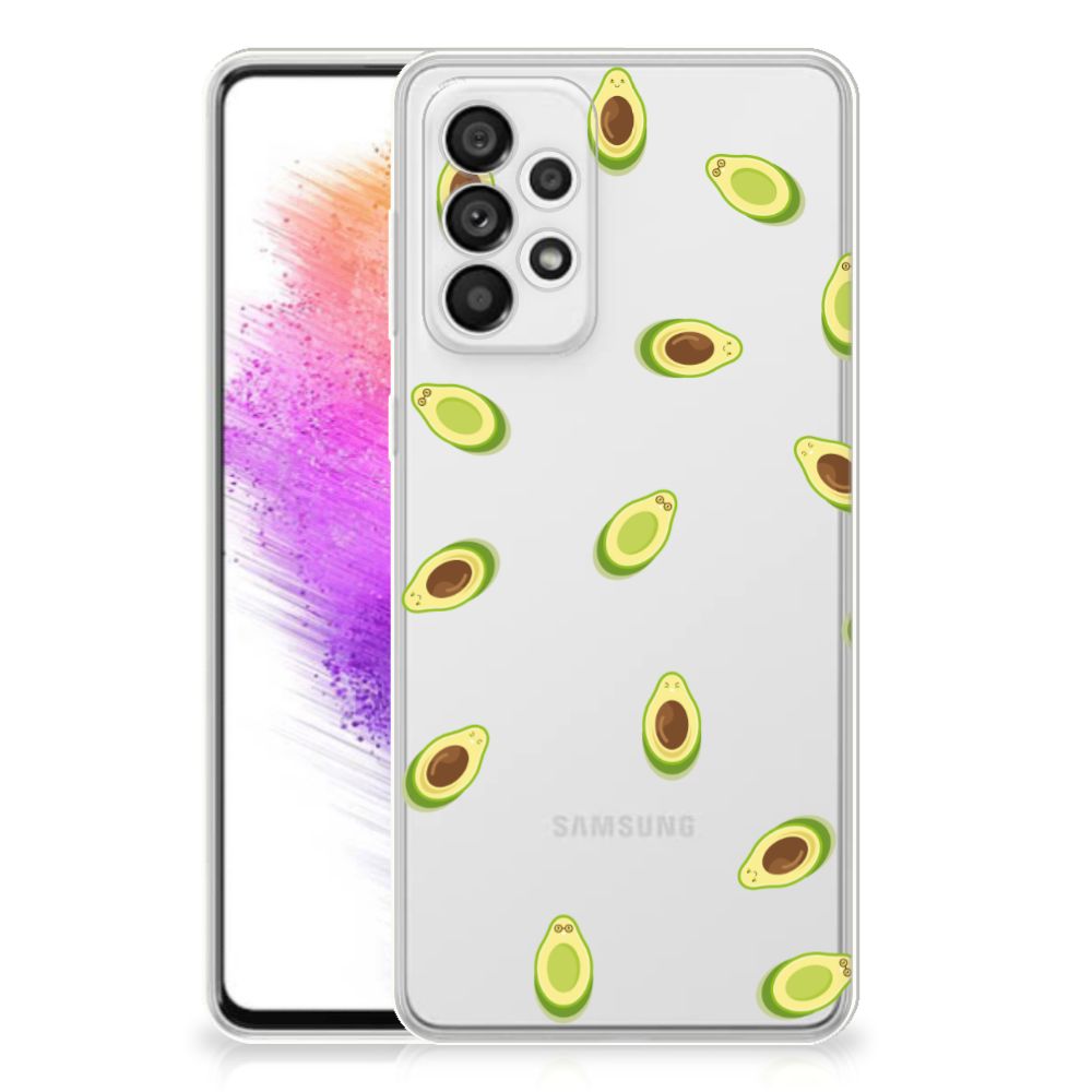 Samsung Galaxy A73 5G Siliconen Case Avocado