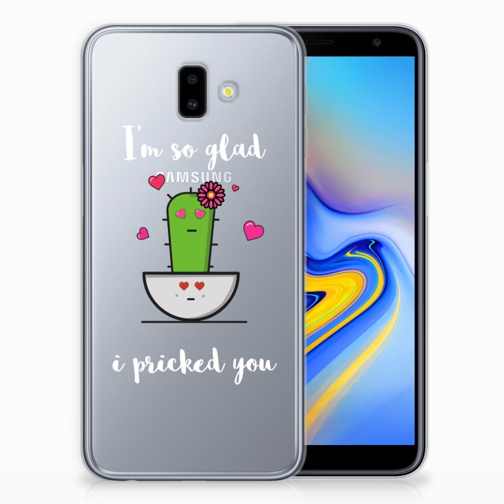 Samsung Galaxy J6 Plus (2018) Telefoonhoesje met Naam Cactus Glad