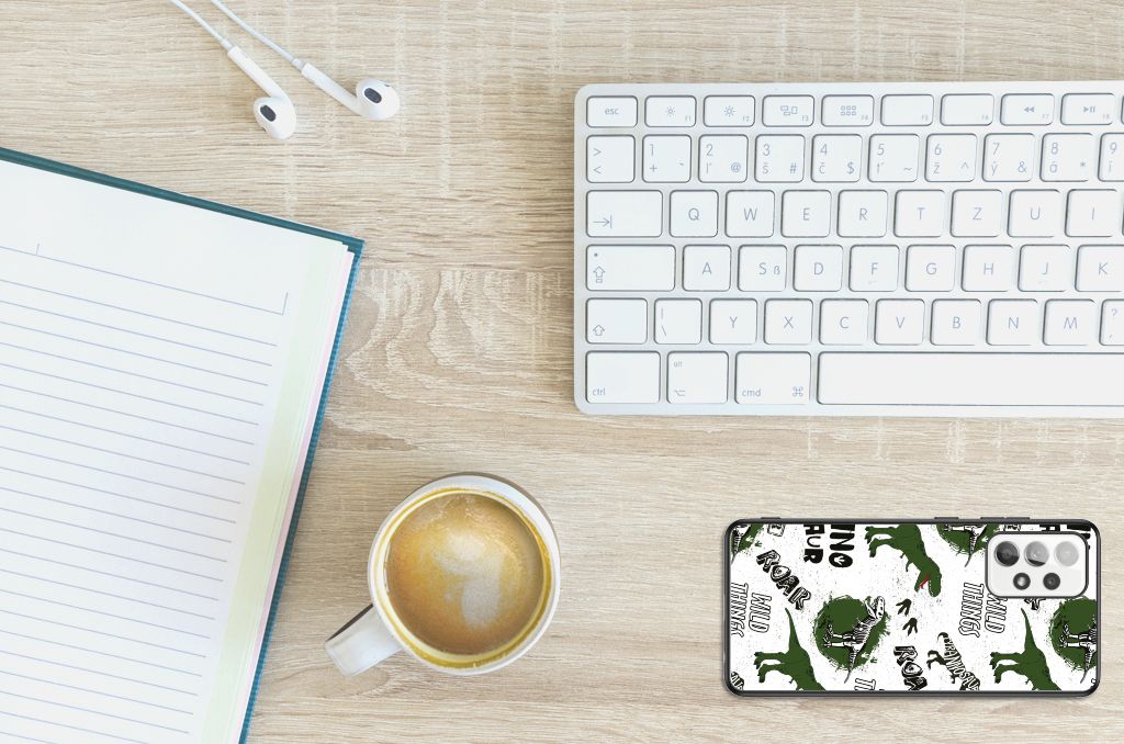 Dierenprint Telefoonhoesje voor Samsung Galaxy A52 | A52s (5G/4G) Dinosaurus B2C Telecom