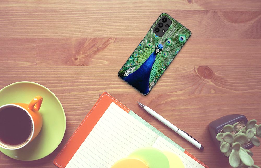 Samsung Galaxy A13 4G Dierenprint Telefoonhoesje Pauw B2C Telecom
