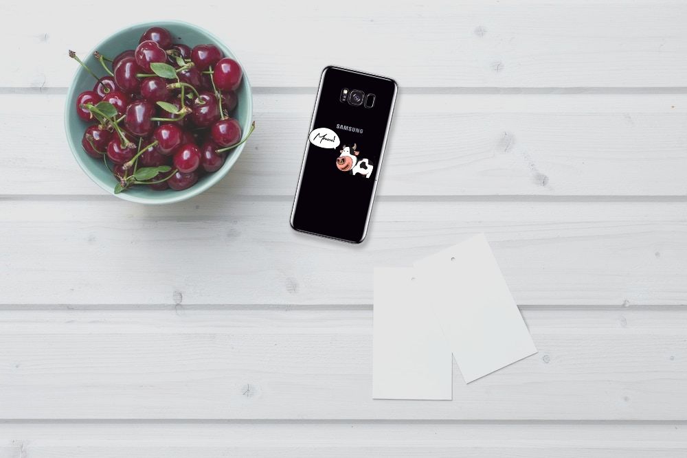 Samsung Galaxy S8 Plus Telefoonhoesje met Naam Cow