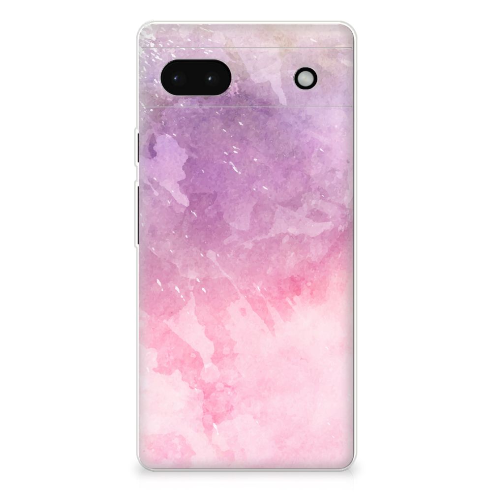 Hoesje maken Google Pixel 6A Pink Purple Paint