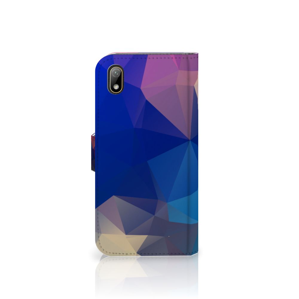 Huawei Y5 (2019) Book Case Polygon Dark