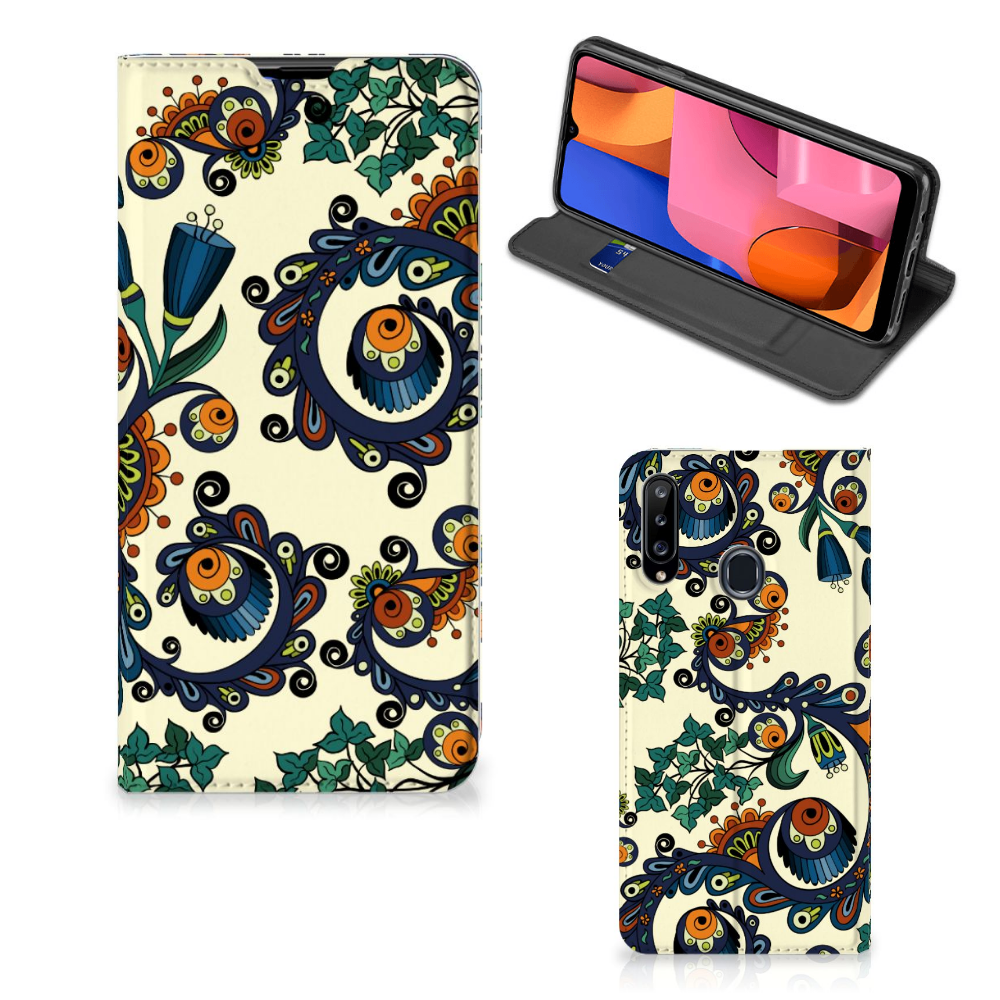 Telefoon Hoesje Samsung Galaxy A20s Barok Flower - B2C Telecom